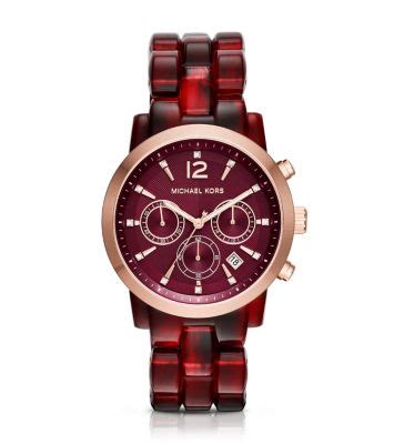 michael kors burgundy watch|michael kors usa.